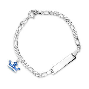 Blå prinsekrone armband - 45502