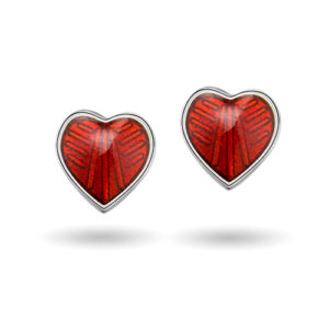 Rød hjerte ørestikk 2200611